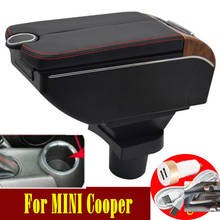 For Mini Coupe R50 Cooper S R53 armrest box Double doors open 7USB Centre Console Storage Box Arm Rest 2024 - buy cheap