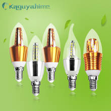 =(K)= High Bright Velas E14 Lampara Led E14 Candle LED Bulb LED Light Lamp 220V Golden Silver Cool Warm White Ampoule 7w 9w 12w 2024 - buy cheap