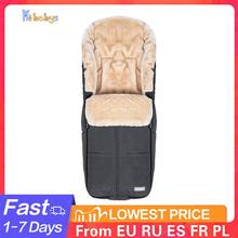 Newborn Artificial Wool Stroller Sleeping Bag Thicken Extract Envelope for Infant Outdoor Warm Sleeping Bag In The Stroller 2024 - buy cheap
