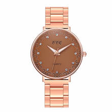 CCQ Women Stainless Steel Rhinestone Watch Luxury Ladies Quartz Diamond Wrist Watches Gift Clock 2024 - buy cheap