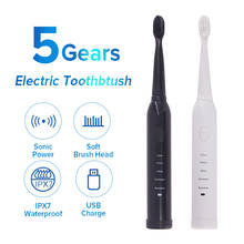 Powerful Ultrasonic Sonic Electric Toothbrush USB Charge Rechargeable Tooth Brushes Washable Electronic Whitening Teeth Brush 2024 - buy cheap