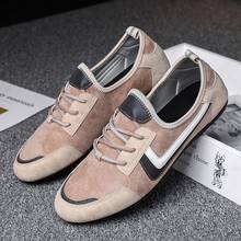 New Fashion 2021 Men‘s Trend Soft Suede Patchwork Mix Casual Driving Gommino Shoes Flats Sport Walking Sneakers Zapatos Hombre 2024 - buy cheap