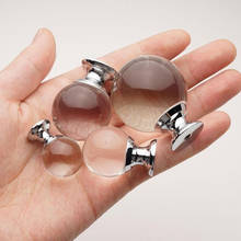 20-40 мм круглые прозрачные кристаллы Форма дизайн ручки шкафа ящика Кухня шкаф дверный шкаф ручки мебельная фурнитура 2024 - купить недорого