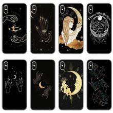Witchy moon Soft Silicone Phone Case For iPhone 8 7 6 6S Plus 11 Pro XS Max XR X 5 5S SE 4S 4 iPod Touch 5 6 2024 - купить недорого