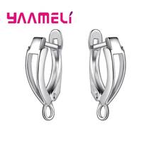 925 Sterling Silver Earring Clasp For Jewelry Making Accessory Handmade DIY Earrings Women Connectors Component Earwire 2024 - buy cheap
