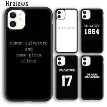 Funda para teléfono krazos Vampire Diaries, para iPhone SE 6s, 7, 8 plus, 11, 12 pro, X, XR, XS, max, Galaxy S8, S9, S10 2024 - compra barato