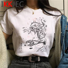 Camiseta blanca de ataque a los Titanes para mujer, ropa de calle vintage tumblr, estética, Kyojin No Shingeki, de verano 2024 - compra barato