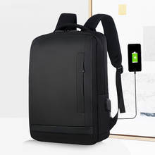Mochila de negocios para hombre y mujer, bolsa impermeable para ordenador portátil de 15,6 pulgadas, con carga USB, grande, de viaje 2024 - compra barato