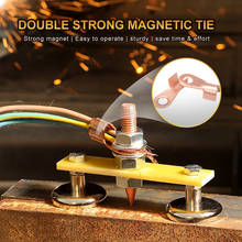 Double Head Magnetic Welding Ground Clamp Strong Magnetic Holder Electromagnetic Welding Suction Tools Accessories 2024 - buy cheap