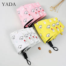 Yada-guarda-chuva feminino dobrável, modelo exclusivo para mulheres, com 3 desenhos, guarda-chuva, chuva, sol, yd200270 2024 - compre barato