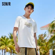 SEMIR-camisetas de manga corta para hombre, camisa de marca Tide Little Dinosaur, estilo Ins, 2021 2024 - compra barato