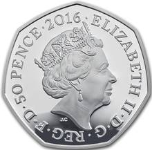 UK 2016 50 Pence Ежик мадам винксон памятная монета НАСТОЯЩИЕ Оригинальные монеты UNC монеты 2024 - купить недорого