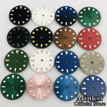 Miuksi 28.5mm sterile dial fit ETA 2836 Mingzhu DG2813/3804 Miyota 8205/8215/821A/82 series movement 40mm case 2024 - buy cheap