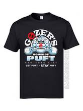 Free Coupon House of Puft Top T-shirts Exercise Bodybuilding Tshirts Autumn Tops Tees Wholesale 100% Cotton Europe Tshirts Men 2024 - buy cheap