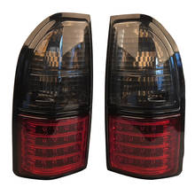 Автомобильный модифицированный светодиодный красно-коричневый задний светильник, задний тормозной светильник, подходит для Toyota Prado KZJ95 fj90 lc90 fj95 3400 1998 1999 2000 2001 2024 - купить недорого