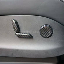For Tesla Model X2016 2017 2018 2019 Carbon Fiber Car Seat Adjustment Button Switch Cover Frame Trim Car Decoration Accessories 2024 - buy cheap