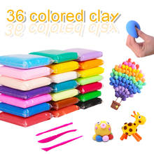 36 colors/Set Soft Air Dry Modeling Clay Kids Early Educational Toys Polymer Clay Charms Handmade Plasticine 2024 - buy cheap