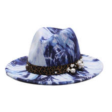 Женская фетровая шляпа с жемчугом, мягкая шляпа с широкими полями, из шерсти и фетра, для лета, 2020 2024 - купить недорого