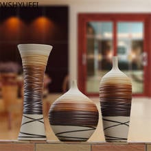 WSHYUFEI Jingdezhen Vintage handmade Vase Ceramic Vase Flower Pot Living room table artwork Chinese Classical home decorations 2024 - buy cheap