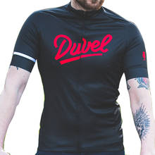 NEW DUVEL Cycling Jersey Short Sleeve Team Bike Wear Black Clothing Bicycle Top Sportswear 2024 - buy cheap