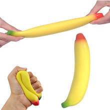 Soft Rubber Banana Squeeze Elastic Vent Toy Elastic Stress Relief Banana Toy Decompression Exhaust Children Toy Gift 2024 - buy cheap