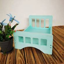 Newborn Posing Detachable Mini Bed Baby Photo Shooting Props Wooden Crib Infant Photograph Accessories 2024 - buy cheap