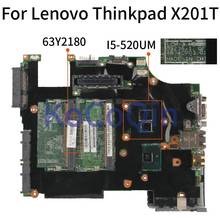 Laptop Motherboard For Lenovo Thinkpad X201T I5-520UM Notebook Mainboard 63Y2180 09236-1 DDR3 2024 - buy cheap