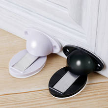 ABS Door Stopper Non Punching Sticker Hidden Door Holders Self Adhesive Door Stop Wall Protectors Punch-free Door Suction 2024 - buy cheap