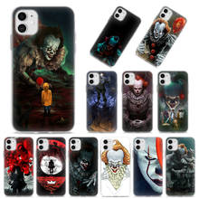 Silicone Case for iPhone X XR XS MAX 11 Pro MAX 7 8 Plus 6 6S Plus 5S SE Soft Cover Pennywise Clown Horror Case Coque 2024 - buy cheap