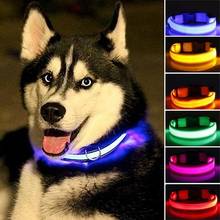 Tinghao Dog  Night Safety Flashing Luminous Led Light Adjustable Puppy Collar Pet Collar Supplies 2024 - buy cheap