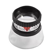 GTBL Stamp Collector Loupe Black Clear Plastic 15X Magnifier 2024 - buy cheap