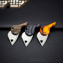 Love shape blade Mini Hanging knife 440C Stainless Steel + ABS Handle Folding Pocket Keychain Knife  EDC tool 2024 - buy cheap