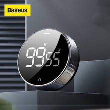 Baseus LED Magnetic Digital Timer For Kitchen Cooking Countdown Alarm Clock Electronic Cooking Countdown Timer 2024 - купить недорого