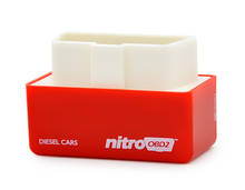 NitroOBD2 чип для дизельного автомобиля, тюнинговая коробка с подключением и приводом, Nitro OBD2 чип-тюнинговая коробка для бензинового автомобиля после 1996 повышения мощности 2024 - купить недорого