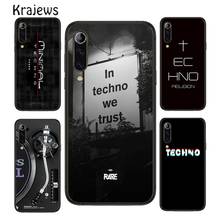 Krajews Techno Music Phone Case Cover For Huawei P10 P20 P30 P40 Mate 10 20 30 40 Pro Lite P Smart 2019 2020 Z 2024 - buy cheap