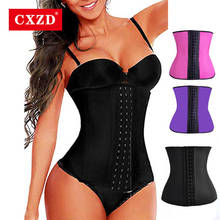 CXZD waist trainer Body shaper for women sexy Shapewear Burning Slimming waist Belt Corset Bustier tummy shaper 2024 - buy cheap