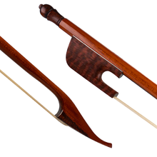 Estilo barroco 4/4 brazilwood arco com snakewood frog & uma ponta fina mongolia crina melhor para aluno iniciante jogador 2024 - compre barato