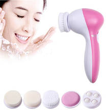 60 Pcs 5 in 1 Electric Facial Cleanser Body Massage Mini Skin Pore Cleaner Beauty Massager Wash Face Cleaning Machine 2024 - buy cheap