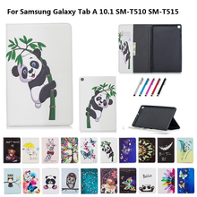 Capa para samsung galaxy tab a 10 e 2019, capa de couro e com cobertura de SM-T510 2024 - compre barato