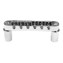 Type Guitar Bridge Tune O Matic Style Bridge Guitar Accessory Chrome 2024 - buy cheap