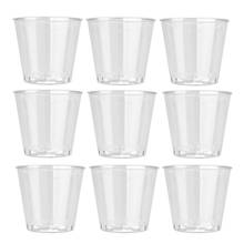 Glass Cup Beer Coffee Cups Handmade 10PCS Clear Plastic Disposable Party Shot Glasses Jelly Cups Tumb 2024 - buy cheap
