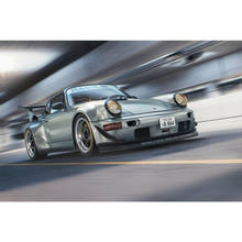 Porsches 964 rwb clássico carro supercar casa decoração cartazes lona impressa pintura da arte parede decoração do quarto 2024 - compre barato