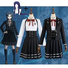 Anime Danganronpa V3 Shirogane Tsumugi Original Edition JK Uniform Cosplay Costume Women Halloween Party suits with Wig Hair 2024 - buy cheap