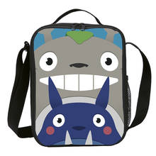 Bolsa de almuerzo de Totoro para mujer, niña y niño, fiambrera con aislamiento térmico, bolsa de Picnic para comida, bolsa térmica para botella de leche 2024 - compra barato