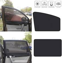 2PCS Magnetic Auto Car Sunshade Sun Shade Curtain UV Protection Shield Pair Visor Mesh Solar Mosquito Dust Protection Car-covers 2024 - buy cheap