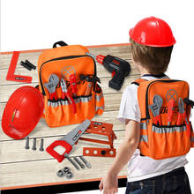 Engineer Simulation Repair Tools Children's Toolbox Pretend Toy Electric Drill Screwdriver Repair Kit Box Bag for Kids Gift 2024 - buy cheap