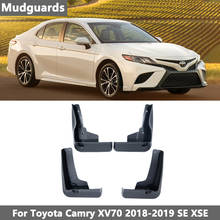 Conjunto de para-lama moldado para toyota camry 2018 2019 base se xse xv70 protetores contra lama estilo para-lamas 2024 - compre barato