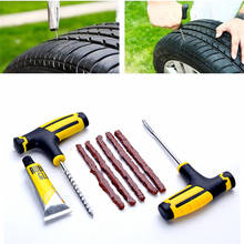 Car tire repair tool tire repair kit Studding tool Set auto bicycle Tubeless tire tire puncture plug garage car accessories 2024 - buy cheap