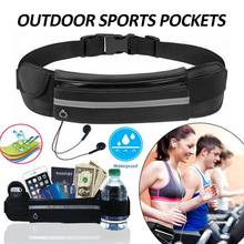 2019 Elastic Outdoor Men Sports Waist Bag Adjustable Running Fitness Bag Waterproof Women Travel Riding Phone Earphone Waist Bag 2024 - buy cheap
