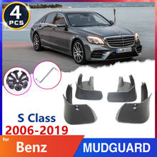 Para-lama para autos, acessórios para carros, para mercedes benz s class w221 v221 w222 2006 ~ 2019 s350 s400 s450 2024 - compre barato